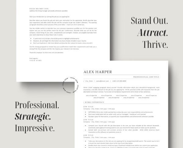 Professional ATS Friendly Resume Template | Alex - Image 3
