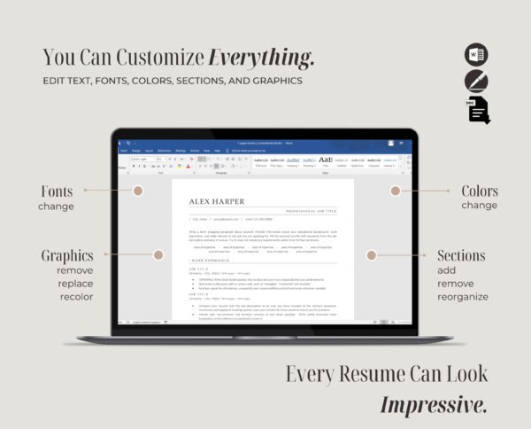 Professional ATS Friendly Resume Template | Alex - Image 7
