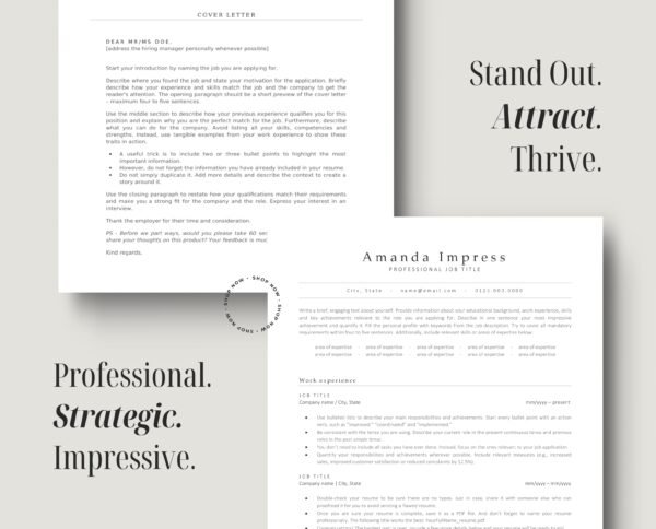 Professional ATS Friendly Resume Template | Amanda - Image 3