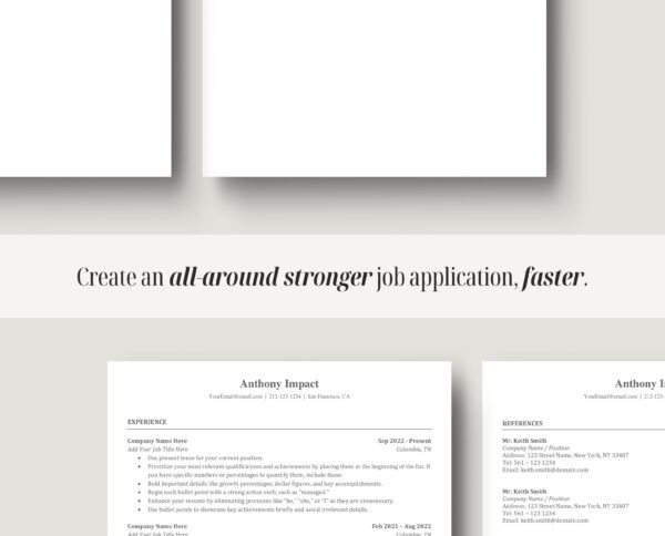 Professional ATS Friendly Resume Template | Anthony - Image 5