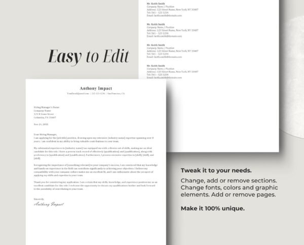 Professional ATS Friendly Resume Template | Anthony - Image 6