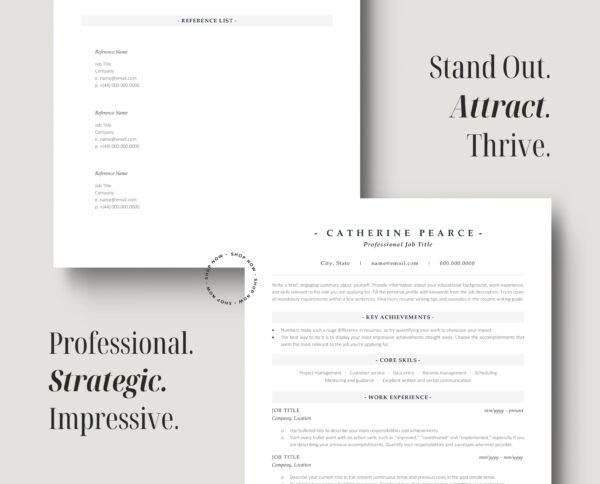 Professional ATS Friendly Resume | Catherine - Image 3