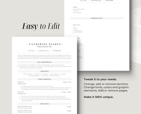 Professional ATS Friendly Resume | Catherine - Image 6