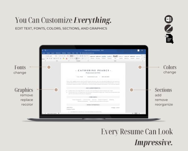 Professional ATS Friendly Resume | Catherine - Image 7