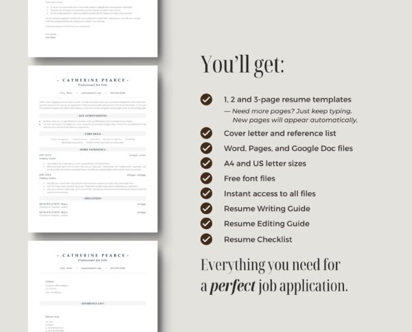 Professional ATS Friendly Resume | Catherine - Image 8