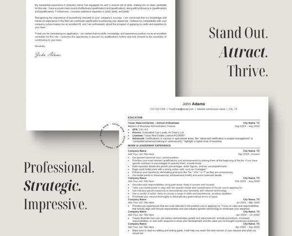 Professional ATS Friendly Resume Template | John - Image 3