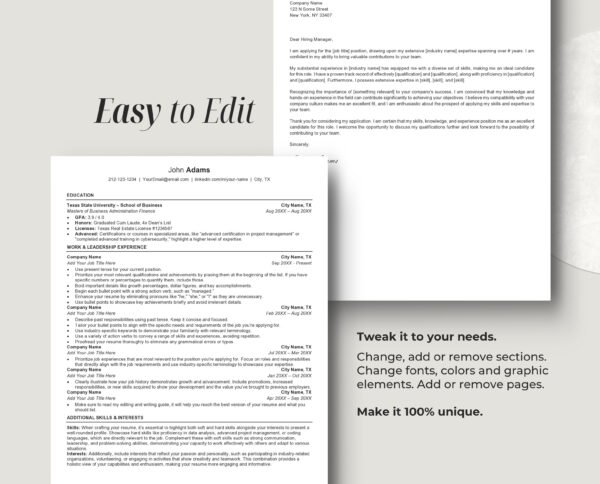 Professional ATS Friendly Resume Template | John - Image 6