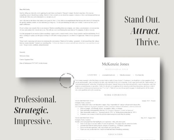 Professional ATS Friendly Resume Template | McKenzie - Image 3