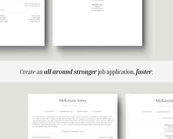 Professional ATS Friendly Resume Template | McKenzie - Image 5