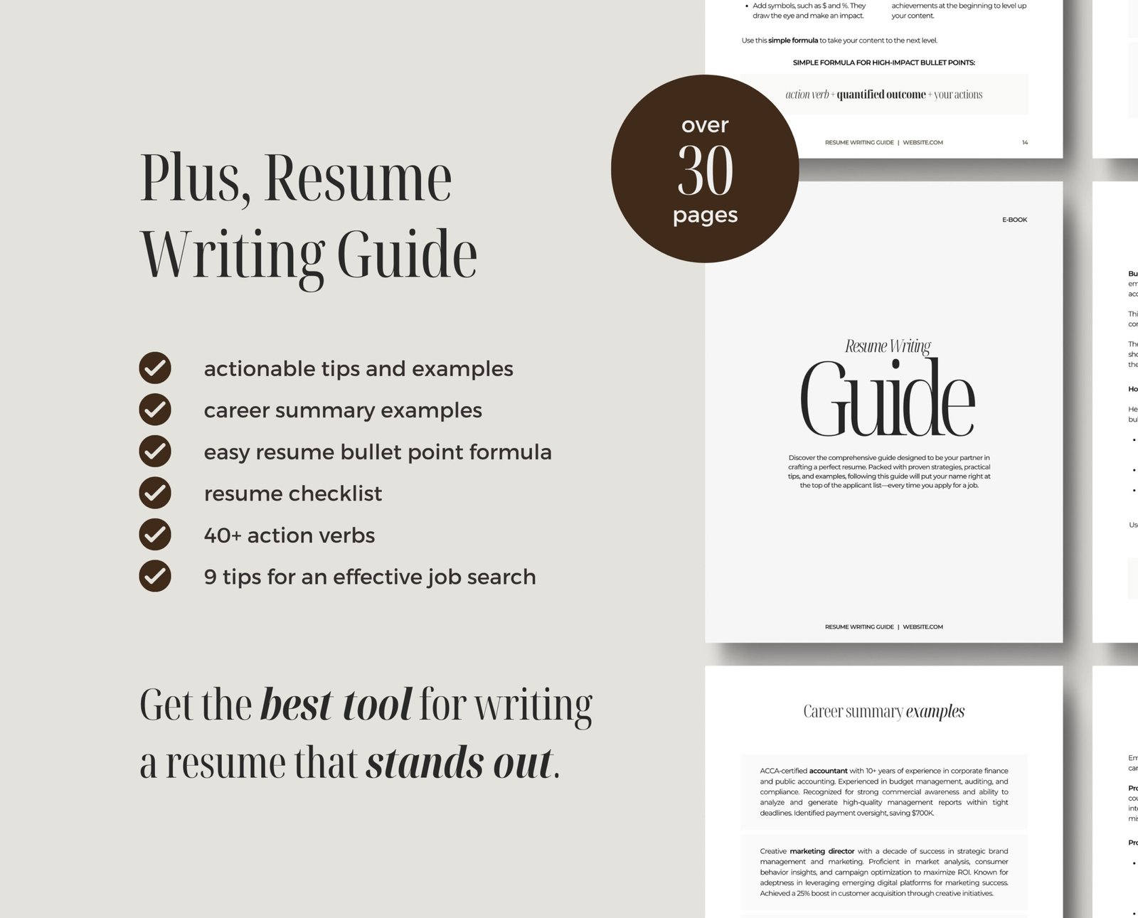 ATS Friendly Resume Template Bundle - Amanda - Image 10