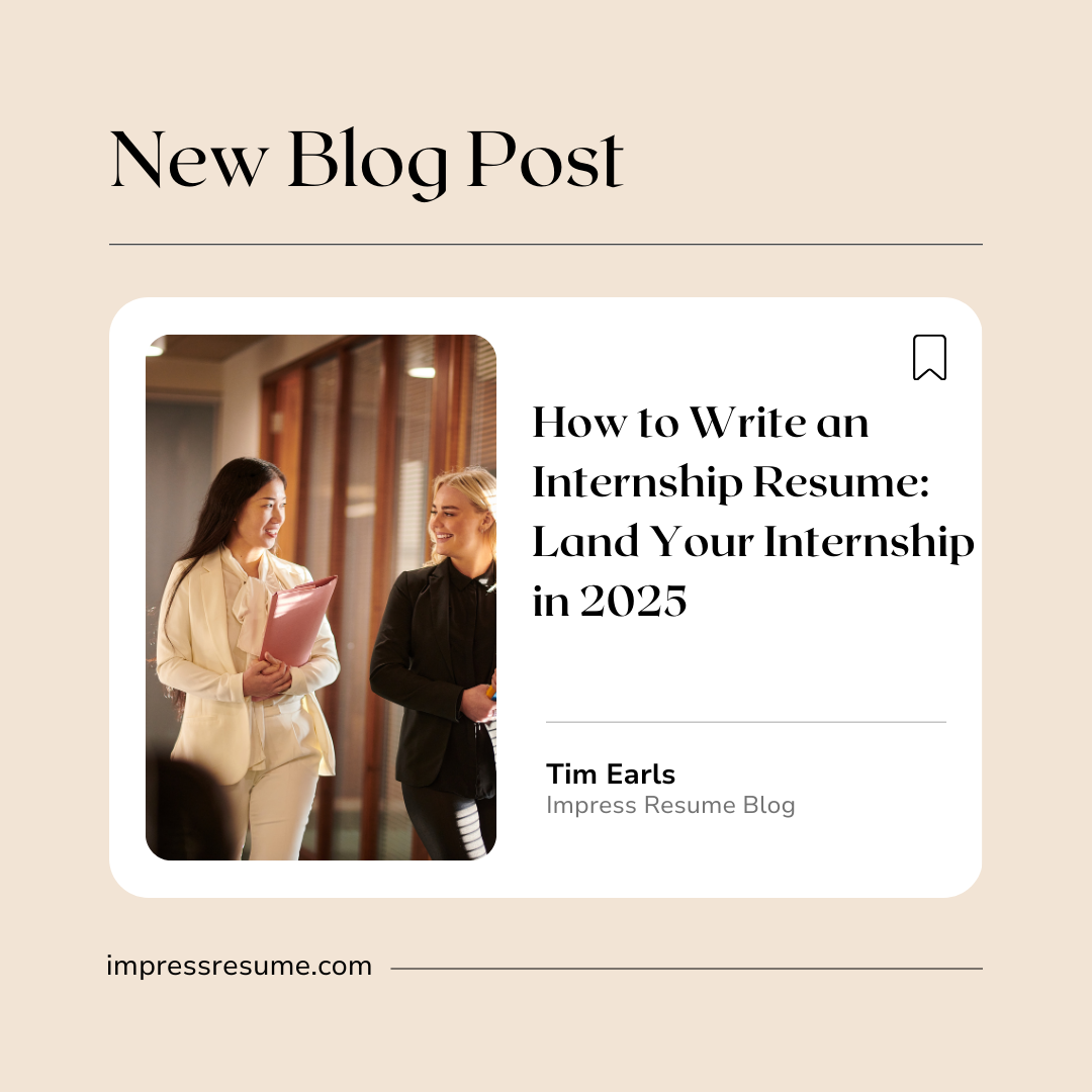 A blog post image how to write an internship resume: land your internship in 2025 a picture of two women walking down a hallway.